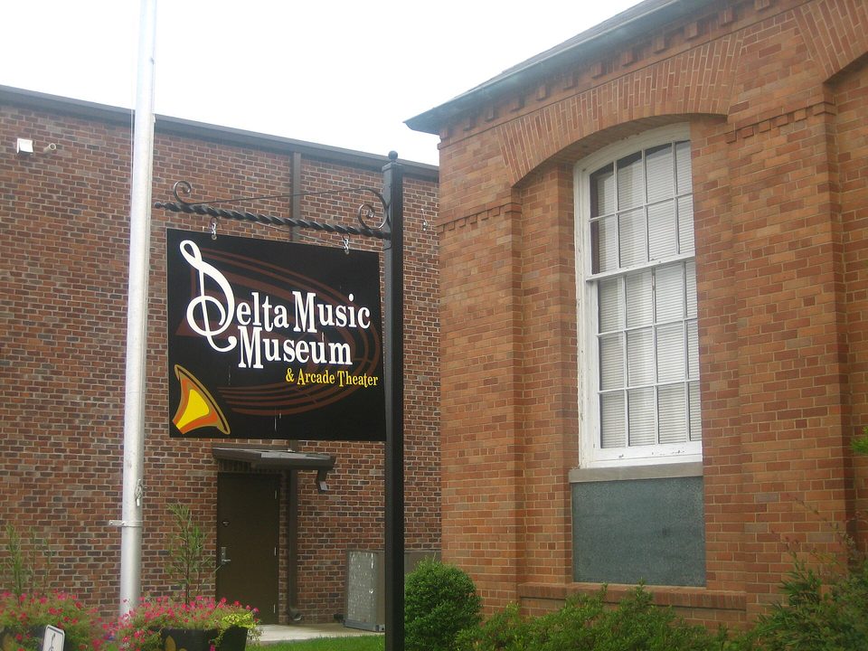 The Delta Music Museum building in Ferriday